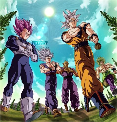 Goku MUI, Vegeta UE, Broly, Gohan Beast y Orange Piccolo | Anime dragon ...