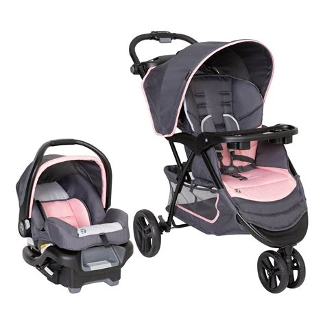 Baby Girl Combo Stroller with Car Seat Playard