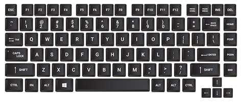 Premium Vector | Keyboard vector design keyboard layout vector with ...