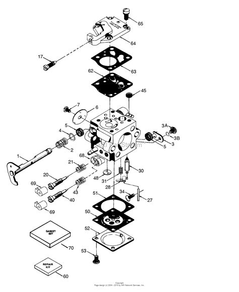 Tecumseh TEC-640902A Parts Diagram for Carburetor