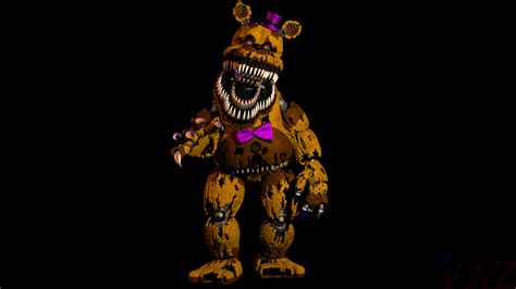 Nightmare Fredbear Jumpscare - Nightmare Freddy jumpscare remake by ...