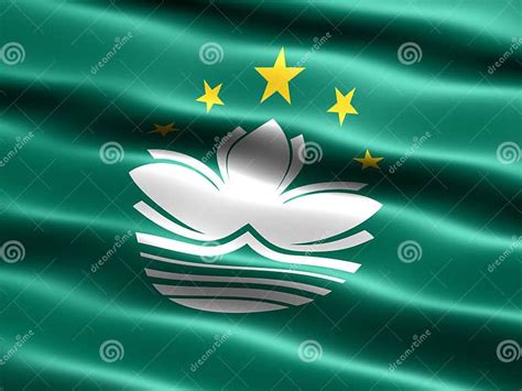 Flag of Macau stock illustration. Illustration of ethnic - 4004692