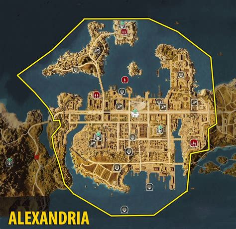 Ancient Alexandria, Isometric Map, Assassins Creed Origins, Westeros ...