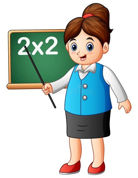 Teacher Clipart Cartoon - Rectangle Circle