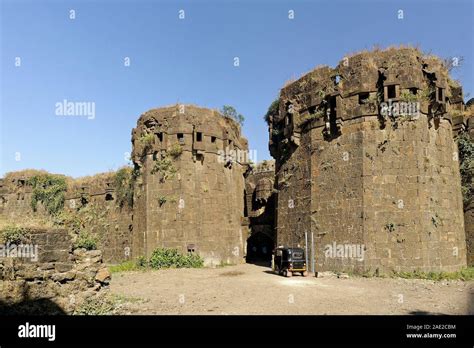 Main entrance of Naldurga fort Stock Photo - Alamy