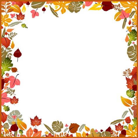 Fall Borders Pictures – Clipartix