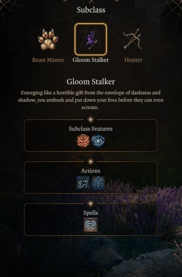 Ranger (Gloom Stalker) Build Guide for Baldur's Gate 3 - Mobalytics