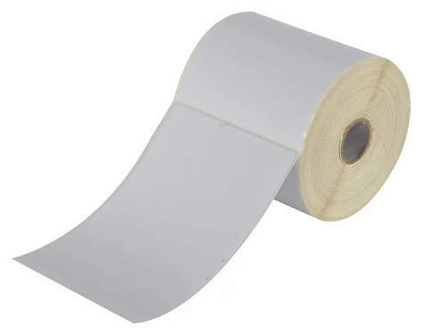 Chromo Plain White Barcode Labels, Packaging Type: Roll at Rs 125/roll ...