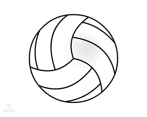 Volleyball Ball Drawing | Free download on ClipArtMag