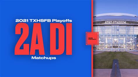 Texas High School Football Playoff Matchups: 2A Division I