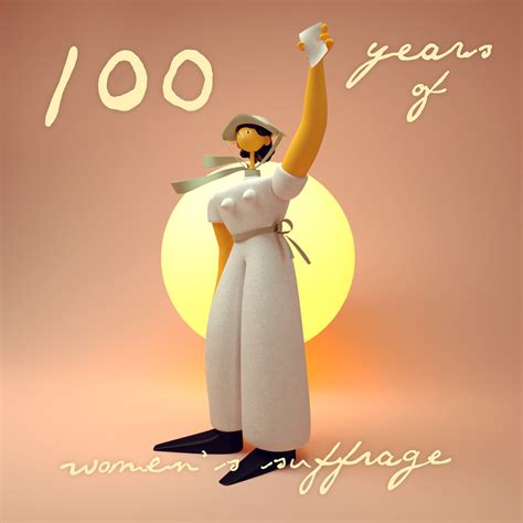 100 years of women's suffrage on Behance