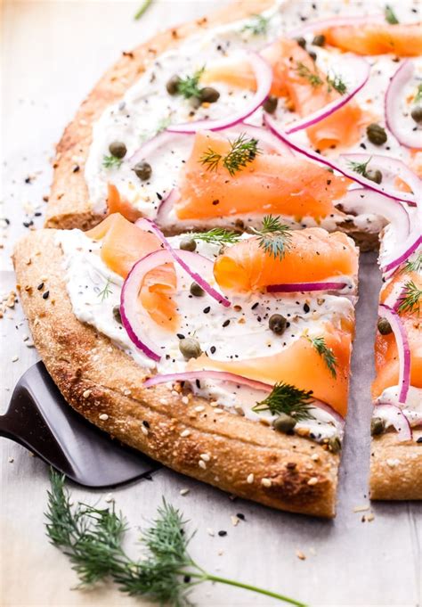 Everything Bagel and Lox Breakfast Pizza - Recipe Runner