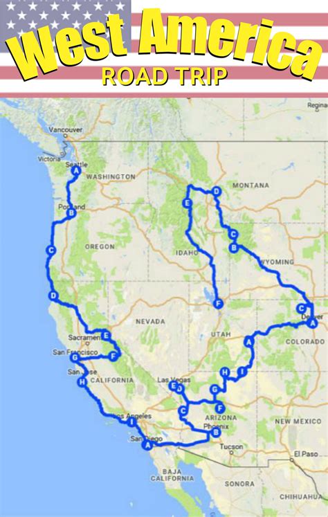 Your perfect west american road trip – Artofit