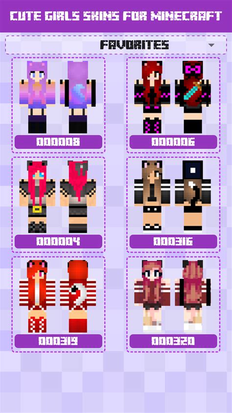 Cute Girls Skins for Minecraft PE:Amazon.co.jp:Appstore for Android