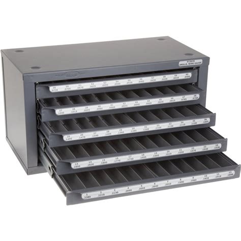 Huot 13025 | Wire Gauge Drill Dispenser Organizer Cabinet Holds Sizes ...