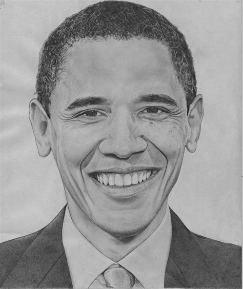 Barack Obama Drawing by Wyckedness on DeviantArt