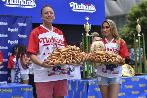 Joey Chestnut wins 16th Nathan’s Famous Hot Dog Eating Contest after 2 ...