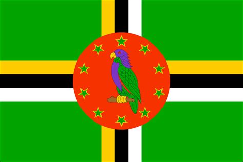 National Flag of Djibouti, Dominica, Dominican Republic, Ecuador, Egypt ...