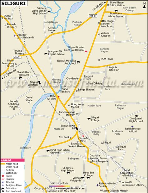 Map Of Siliguri To Darjeeling - Vanda Jackelyn