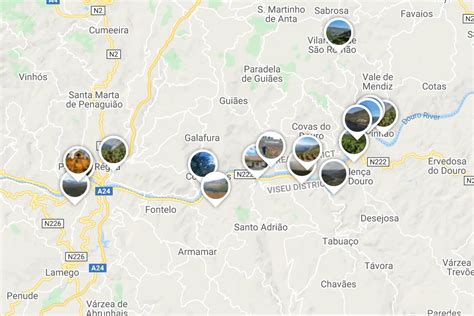 Map of Douro Valley Wineries – All Wine Tours