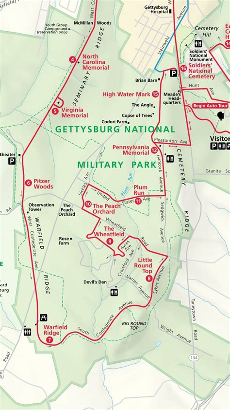 Self guides tour, battle of gettysburg: possibly start at cemetry and ...