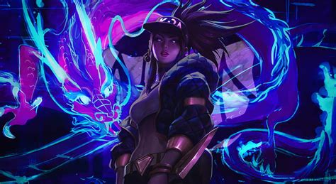 HD wallpaper: Akali(League of Legends), K/DA, video games, video game ...