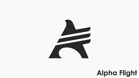 ALPHA FLIGHT-AIRLINE BRAND LOGO on Behance