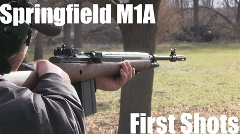 Springfield M1A - First Shots - YouTube