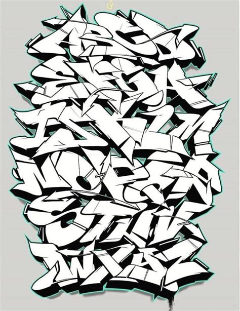 Graffiti Alphabet: Wildstyle Letters