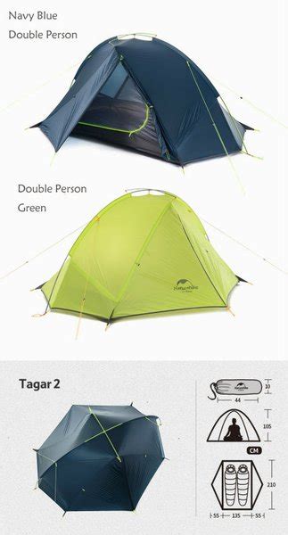 Jual TENDA NATUREHIKE TAGA 2 NH17T180-J Tenda Camping - Tenda Hiking ...