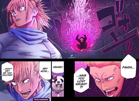 Jujutsu Kaisen Chapter 185: Panda says goodbye to his family, Hakari vs ...