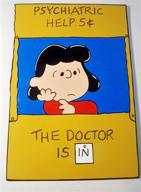 Lucy The Doctor is In Wood Wall Art Office Decoration Decor