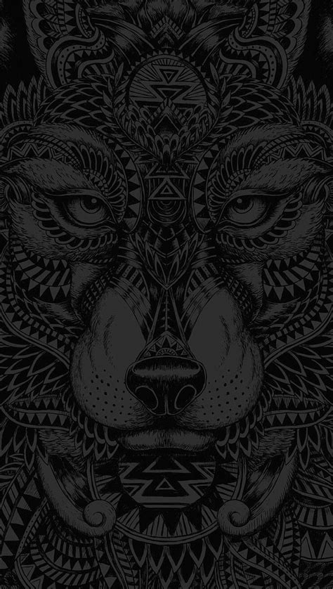 Abstract Animal, wolf, pattern, HD phone wallpaper | Peakpx