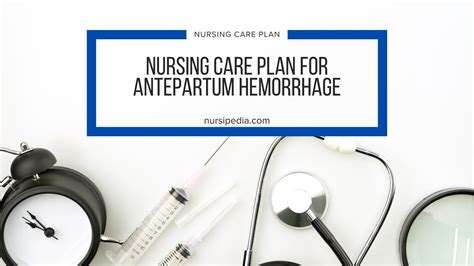 Nursing care plan for antepartum hemorrhage