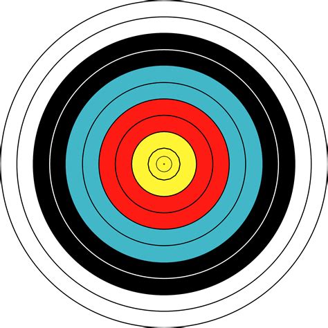 Printable Archery Targets - ClipArt Best