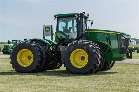 John Deere 4 Wheel Drive Tractor Editorial Stock Image - Image of ...