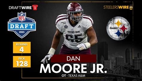 Steelers select OT Dan Moore Jr. in the 4th round