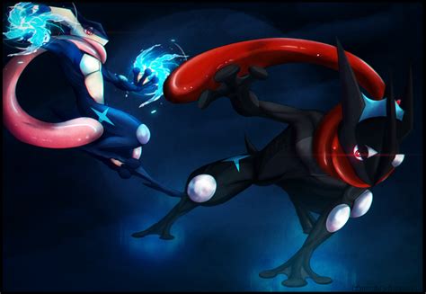 Greninja Duo | Pokemon art, Pokemon, Cool pokemon wallpapers