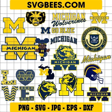 Michigan Wolverines Logo PNG (SVG) - SVGbees