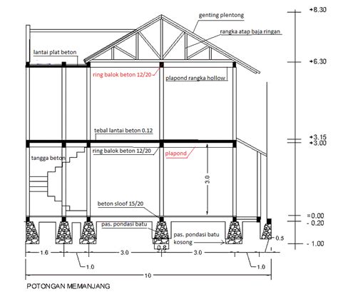 Struktur Pondasi Rumah 3 Lantai Kayu - IMAGESEE