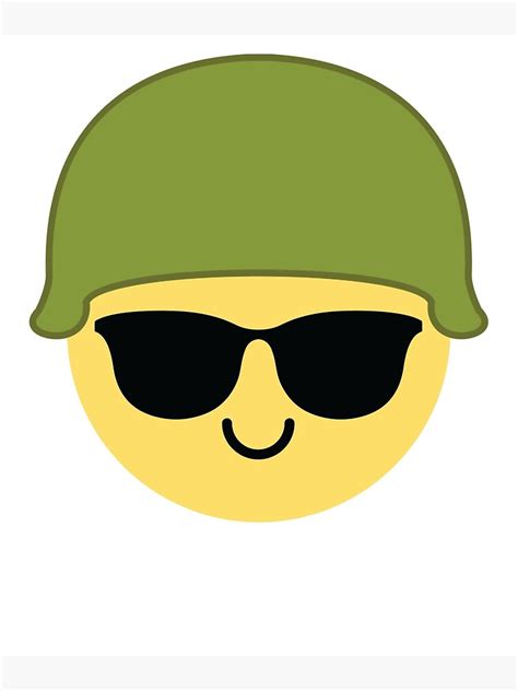 "Soldier Emoji " Canvas Print by HippoEmo | Redbubble