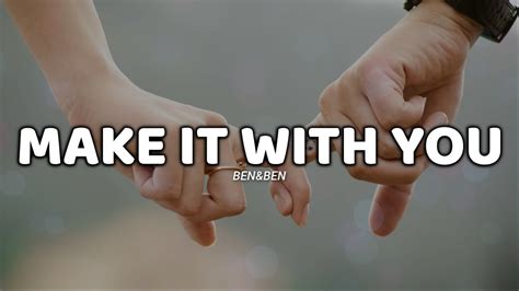 Make It With You (lyrics) - Ben&Ben Chords - Chordify