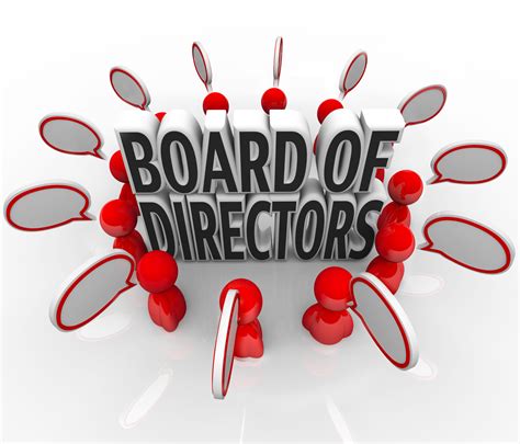 Board of Directors People Speech Bubbles Discussion Company Lead ...