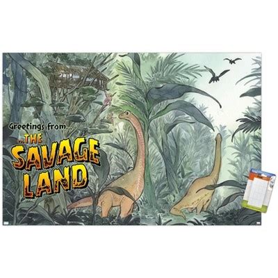 Trends International Marvel: Hero Lands - The Savage Land 2 Unframed ...