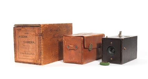 The Original 1888 Kodak Camera With Barrel Shutter * Eastman Dry Plate ...