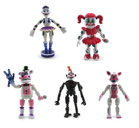 Buy Toysvill FNAF Action Figures Sister Location (Set of 5 pcs), More ...