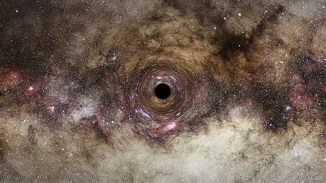 Light-bending gravity reveals one of the biggest black holes ever found