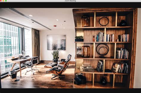 Sleek Office Background for Zoom Calls