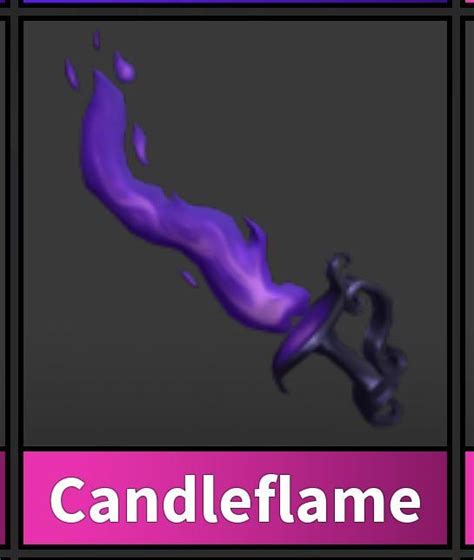 Mm2 candleflame knife roblox, Video Gaming, Gaming Accessories, In-Game ...