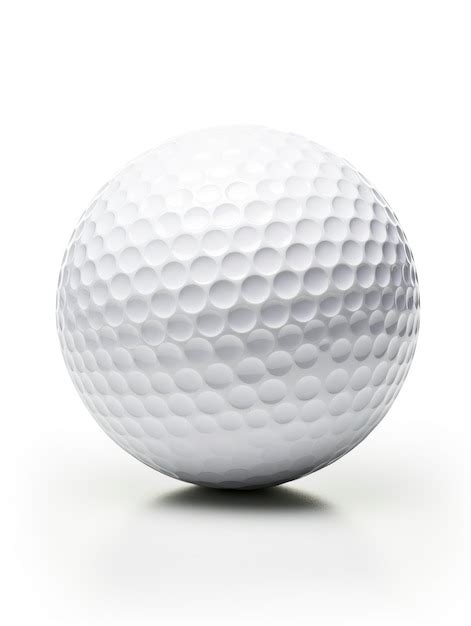 Premium AI Image | Golf ball close up isolated on white background